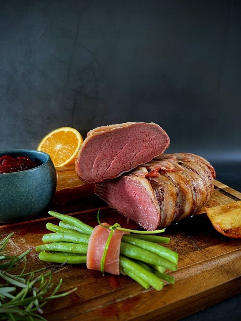 Bacon wrapped ossenhaas